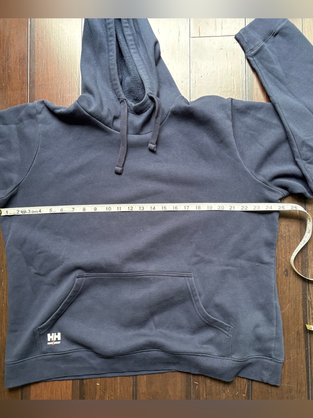 Helly Hansen Mens Navy Hoodie Large fall soft gorpcore hike camping outdoor - Picture 5 of 7